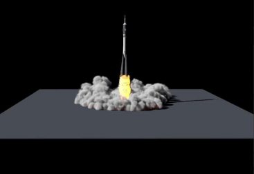 Rocket Launch-3DArtwork