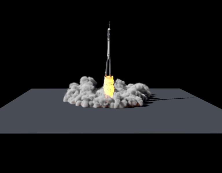 Rocket Launch-3DArtwork