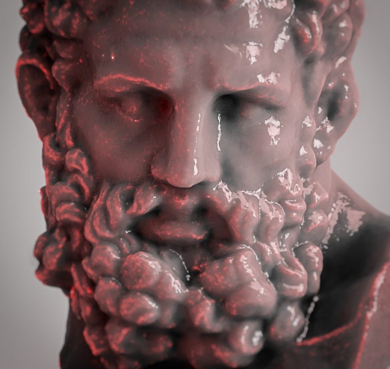 Marble-Head-of-Herakles